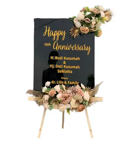 Papan Bunga Akrilik Bedewang