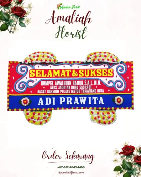 Papan Bunga Ucapan Selamat Bedewang